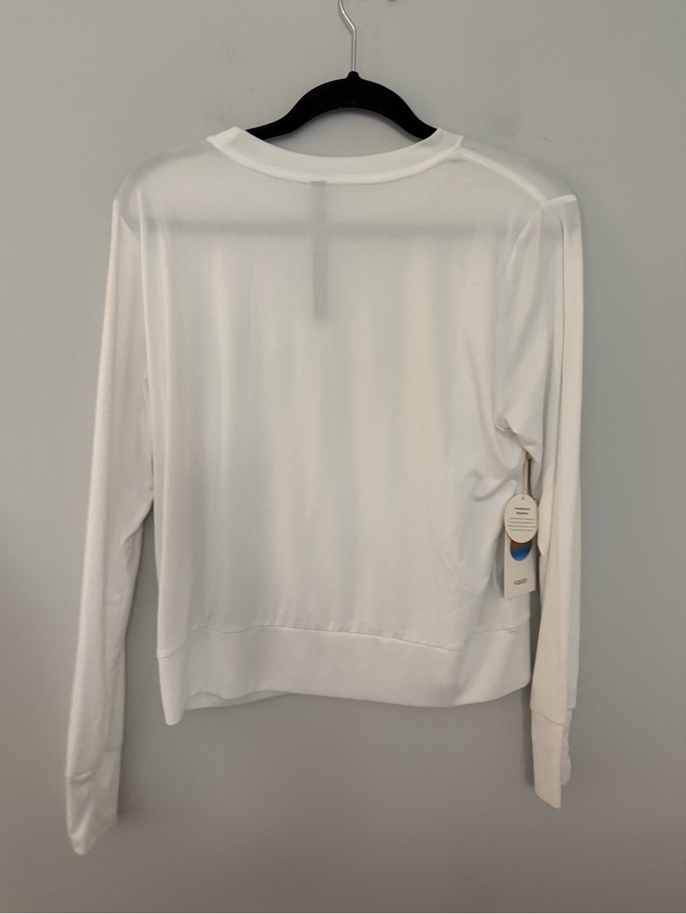 Vuori NWT Daydream Long Sleeve Crew in White Size Medium - Picture 5 of 8